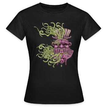 Bes sous l'eau - T-shirt Femme - noir - Devant - AI Model Female 172 dark (172cm)