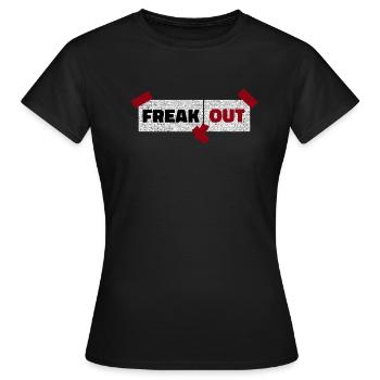 Flipping | Resting - Women's T-Shirt - black - Front - AI Model Female 172 dark (172cm)