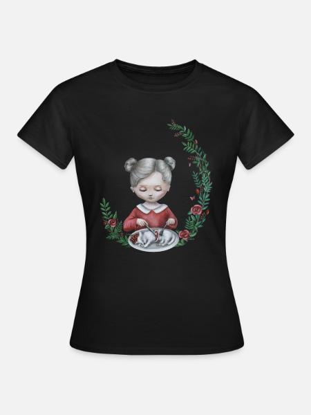 MEOW - Kunst für Tierrechte - Frauen T-Shirt - Schwarz