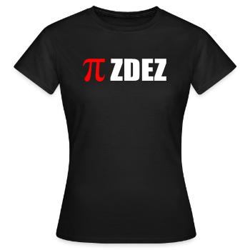 Pizdec russes Math Pi Genie Russie pour les esclaves - T-shirt Femme - noir - Devant - AI Model Female 172 dark (172cm)
