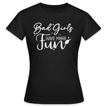 Bad Girls - Women's T-Shirt - black - Front - AI Model Female 172 dark (172cm)