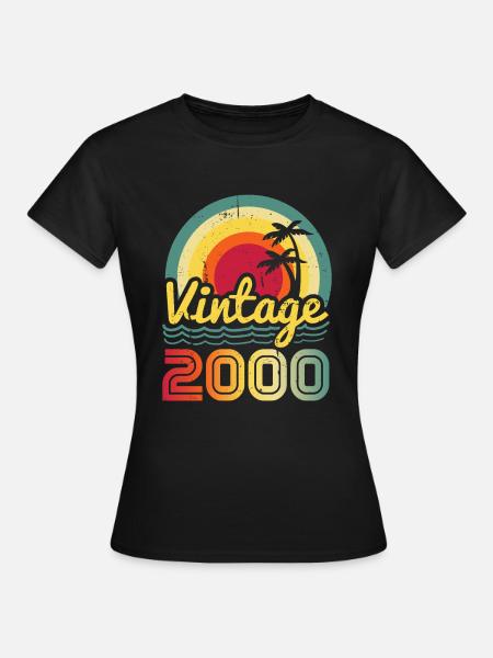 2000 - Frauen T-Shirt - Schwarz