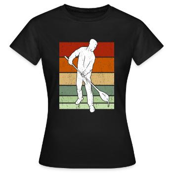 Glassblowing Glass Blowing Glassblower - Women's T-Shirt - black - Front - AI Model Female 172 dark (172cm)