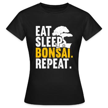 Bonsaï - T-shirt Femme - noir - Devant - AI Model Female 172 dark (172cm)
