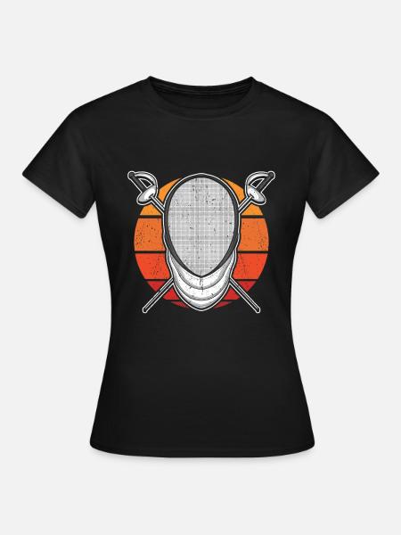 Fechter Fechter - Frauen T-Shirt - Schwarz
