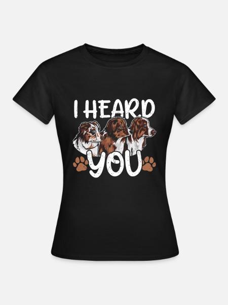 Chien de berger australien - T-shirt Femme - noir
