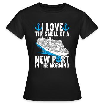 Croisière Croisière Vacances Croisière en famille - T-shirt Femme - noir - Devant - AI Model Female 172 dark (172cm)