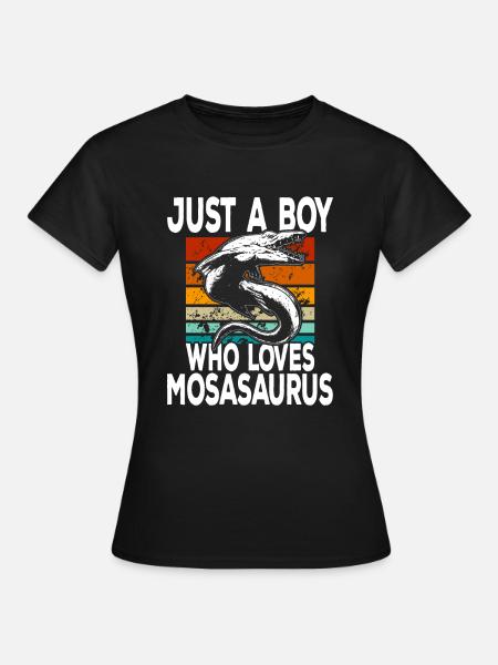 Mosasaurus Dinosaurier - Frauen T-Shirt - Schwarz