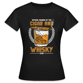 Zigarre Zigarren - Frauen T-Shirt - Schwarz - Vorne - AI Model Female 172 dark (172cm)