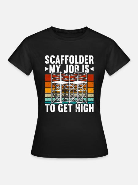 Échafaudage Échafaudage Échafaudage - Dame-T-shirt - sort