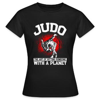 Judo Judoka Judo Gift for Judo - Women's T-Shirt - black - Front - AI Model Female 172 dark (172cm)