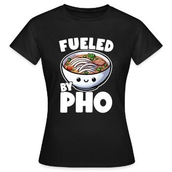 Pho Vietnamesisches Essen Vietnam Pho - Frauen T-Shirt - Schwarz - Vorne - AI Model Female 172 dark (172cm)