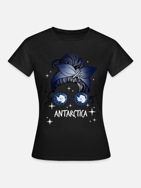 Antarktis - Frauen T-Shirt - Schwarz