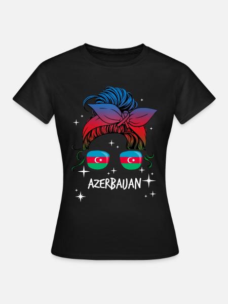 Aserbaidschan - Frauen T-Shirt - Schwarz