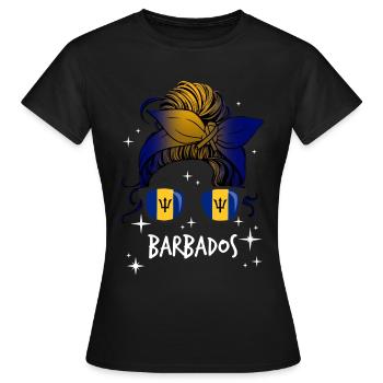 Barbados - Women's T-Shirt - black - Front - AI Model Female 172 dark (172cm)