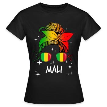 Mali - T-shirt Femme - noir - Devant - AI Model Female 172 dark (172cm)