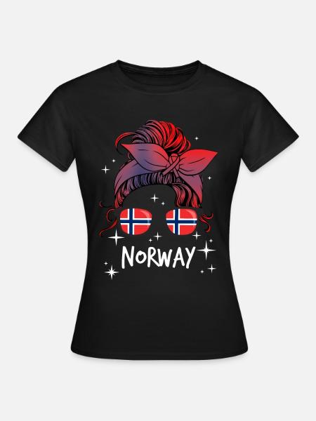 Norwegen - Frauen T-Shirt - Schwarz