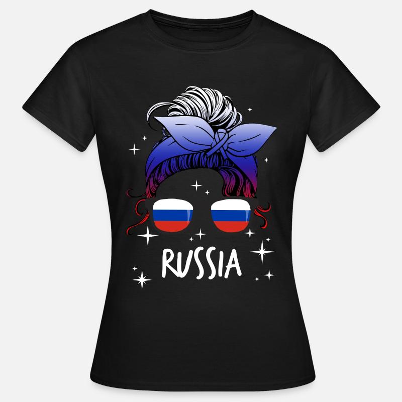 Russia - Women's T-Shirt - black