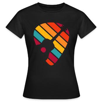instrument - Women's T-Shirt - black - Front - AI Model Female 172 dark (172cm)