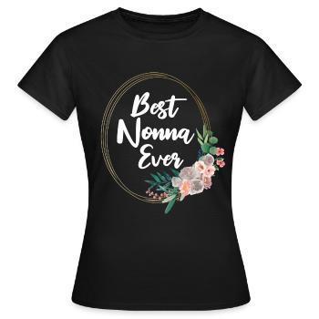 Meilleure grand-mère du monde Grand-mère italienne Grand-mère suisse - T-shirt Femme - noir - Devant - AI Model Female 172 dark (172cm)
