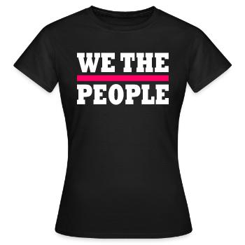 we the people - T-shirt Femme - noir - Devant - AI Model Female 172 dark (172cm)