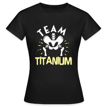 Hip Replacement Hip Surgery Post-OP Rehab Poison - T-shirt Femme - noir - Devant - AI Model Female 172 dark (172cm)