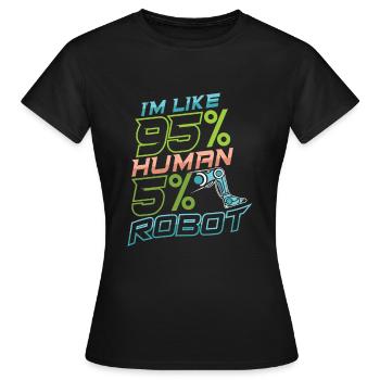 Knee Replacement Surgery Post Surgery Rehab Poison - T-shirt Femme - noir - Devant - AI Model Female 172 dark (172cm)
