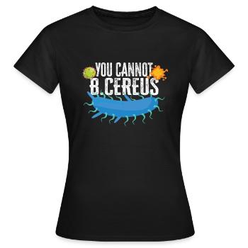 Microbiologiste Microbiologie Laboratoire Biologie Cadeau - T-shirt Femme - noir - Devant - AI Model Female 172 dark (172cm)