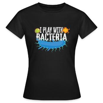Microbiologiste Microbiology Lab Staph Gift Idea - T-shirt Femme - noir - Devant - AI Model Female 172 dark (172cm)