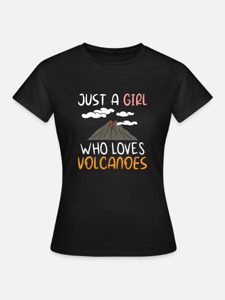 Geologist Volcano Geology Rock Hunter Rock Hunting - Women's T-Shirt - black