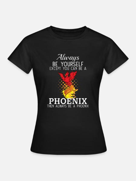 Phoenix Bird Mythical Creature - Frauen T-Shirt - Schwarz