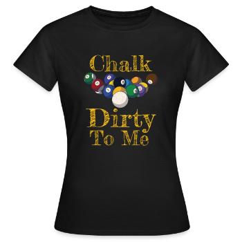 Pool Player Billiards Lover Cue Sports - Frauen T-Shirt - Schwarz - Vorne - AI Model Female 172 dark (172cm)