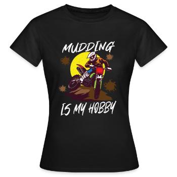 Dirt Bike Dirt Bike Riding Motocross Dirt Bikeing - T-shirt Femme - noir - Devant - AI Model Female 172 dark (172cm)