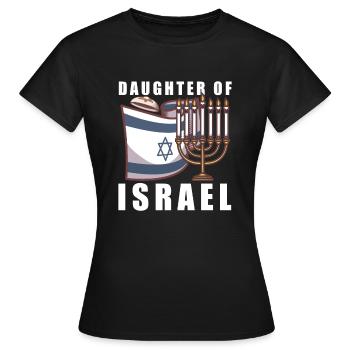 Israelite Jew Israelite Heritage Jewish Israel Jew - Women's T-Shirt - black - Front - AI Model Female 172 dark (172cm)