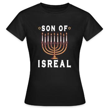 Israelite Jew Israelite Heritage Jewish Israel Jew - Women's T-Shirt - black - Front - AI Model Female 172 dark (172cm)