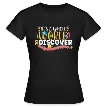 Microbiologiste Laboratoire de microbiologie Staphylocoque Biologie - T-shirt Femme - noir - Devant - AI Model Female 172 dark (172cm)