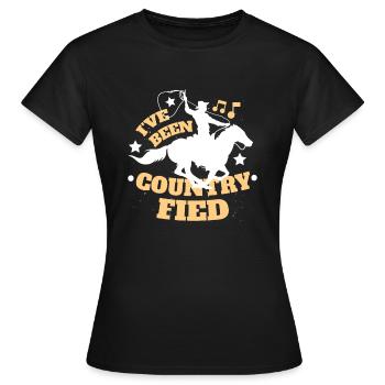 Musique country Musique du Sud Jazz Musique country - T-shirt Femme - noir - Devant - AI Model Female 172 dark (172cm)