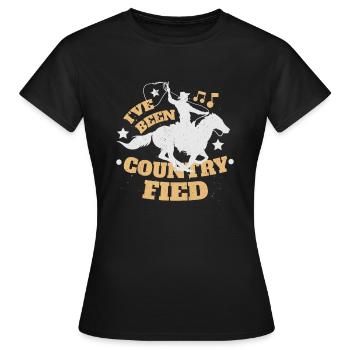 Musique country Musique du Sud Jazz Musique country - T-shirt Femme - noir - Devant - AI Model Female 172 dark (172cm)