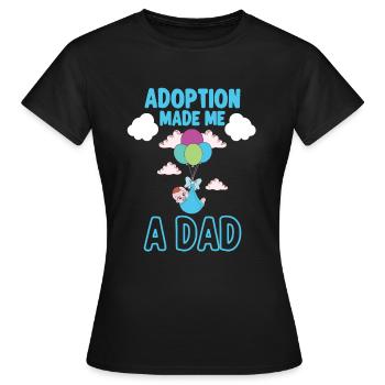 Lustige Adoptions-adoptions-tagesgeschenke - Frauen T-Shirt - Schwarz - Vorne - AI Model Female 172 dark (172cm)