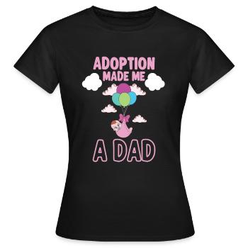 Lustige Adoptions-adoptions-tagesgeschenke - Frauen T-Shirt - Schwarz - Vorne - AI Model Female 172 dark (172cm)