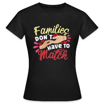 Lustige Adoptions-adoptions-tagesgeschenke - Frauen T-Shirt - Schwarz - Vorne - AI Model Female 172 dark (172cm)