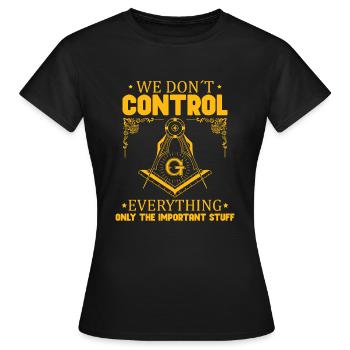 Verschwörungstheorien Verschwörungstheoretiker - Frauen T-Shirt - Schwarz - Vorne - AI Model Female 172 dark (172cm)