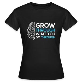 Stroke Survivor Stroke Awareness - Women's T-Shirt - black - Front - AI Model Female 172 dark (172cm)