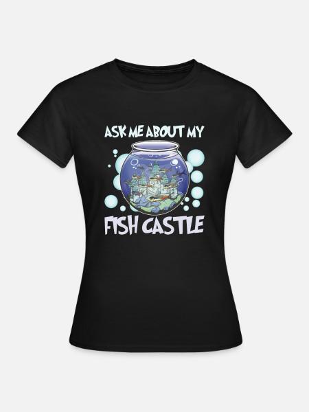Aquaristik Aquarium Keeper Fishkeeper - Frauen T-Shirt - Schwarz