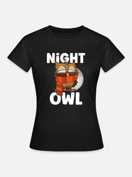 Owl Cute Owl Owl Lover Mama Owl - Women's T-Shirt - black