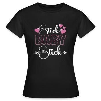 Date du transfert d’embryons FIV in vitro fécondation in vitro - T-shirt Femme - noir - Devant - AI Model Female 172 dark (172cm)