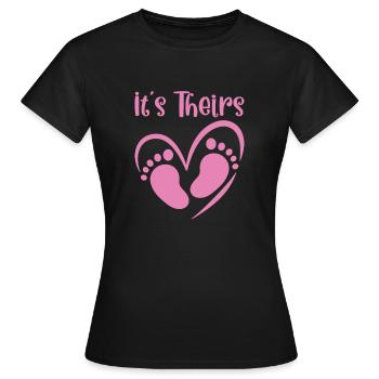 Surrogate Surrogacy Gestational Surrogate Mom - Frauen T-Shirt - Schwarz - Vorne - AI Model Female 172 dark (172cm)