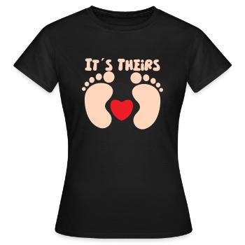 Mère porteuse de substitution Maman de mère porteuse gestationnelle - T-shirt Femme - noir - Devant - AI Model Female 172 dark (172cm)