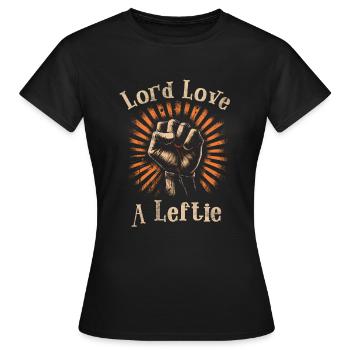 Gaucher gaucher gaucher gaucher copain - T-shirt Femme - noir - Devant - AI Model Female 172 dark (172cm)