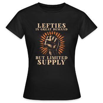 Gaucher gaucher gaucher gaucher copain - T-shirt Femme - noir - Devant - AI Model Female 172 dark (172cm)